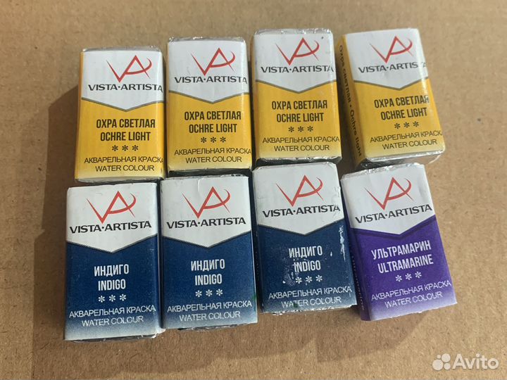 Акварель Vista-Artista кюветы 2,5 мл