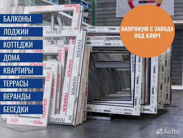 Окна пластиковые, замер, установка