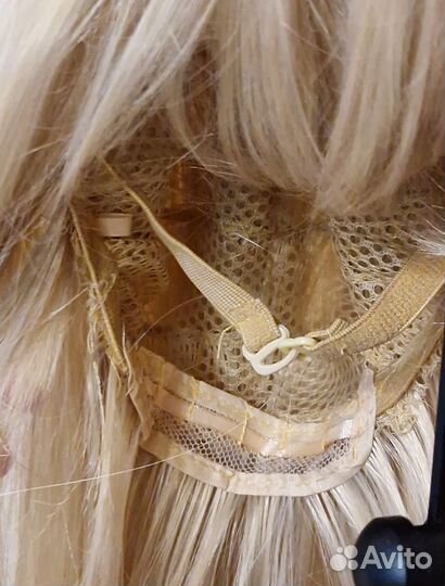 Парик блонд длинный