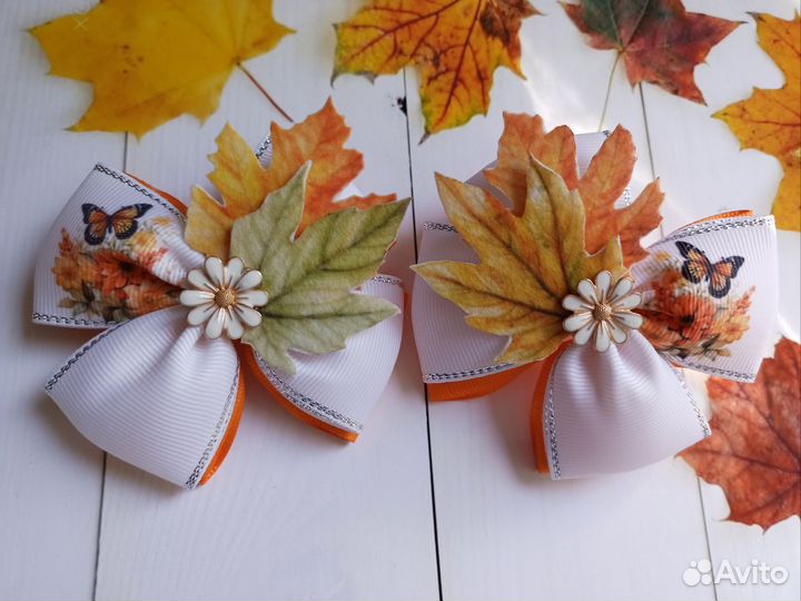 Бантики для девочек ручной работы