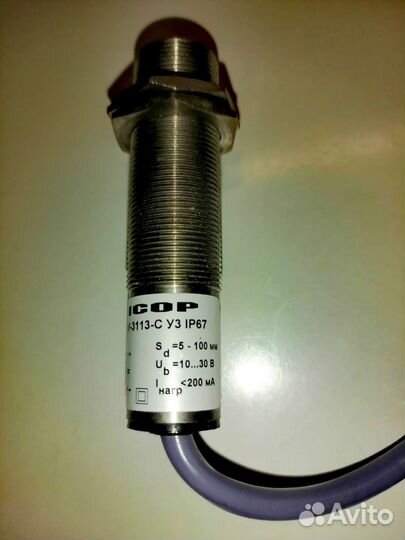 Бесконтактный сенсор вбо-М18-76У-3113-С уз IP67