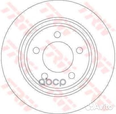 Тормозной диск DF4420 TRW