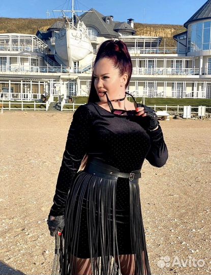 Пояс с бахромой