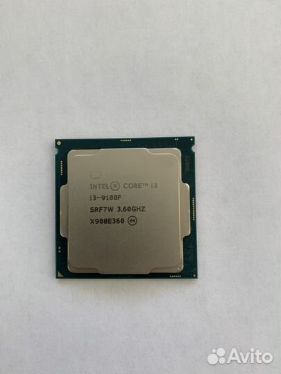 Процессор intel core i3 9100f