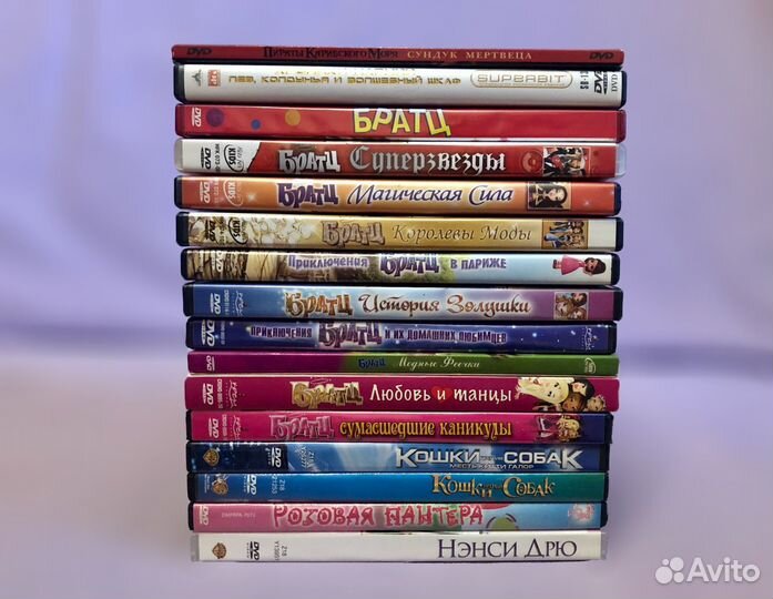 Dvd диски с мультфильмами Братц и другие