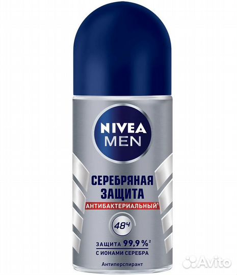 Nivea Антиперспирант ролик Men Серебряная защита