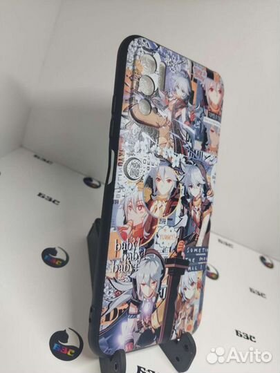 Чехол на poco m3 pro по геншин