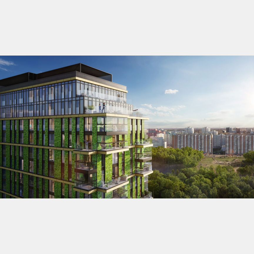 2-к. апартаменты, 60,9 м², 7/20 эт.