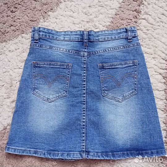 Юбка джинсовая