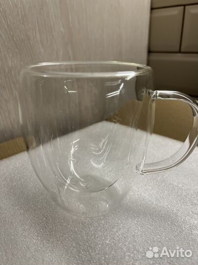 Набор кружек с двойными стенками 6шт