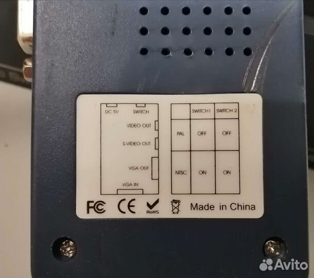 Переходник VGA в композит RCA S-Video