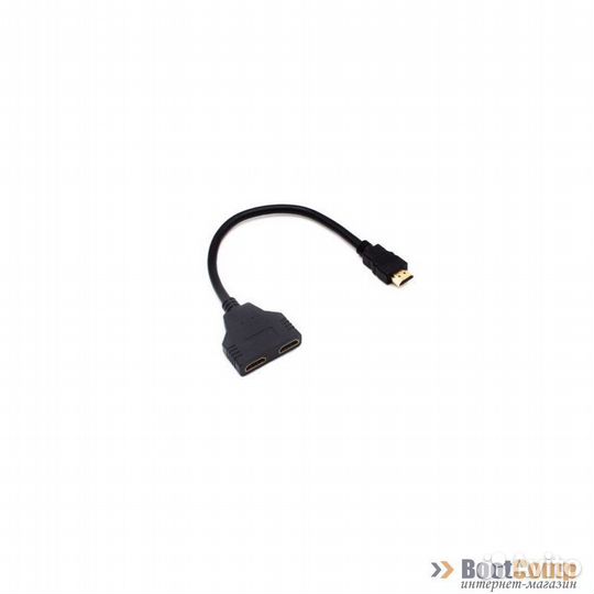 Адаптер разветвитель hdmi 1 вход 2 выхода KS-is (K