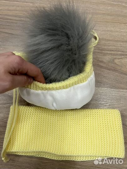 Комплект шапка, шарф