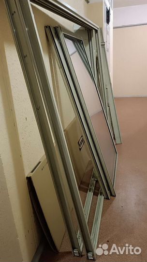 Окна алюминиевые бу