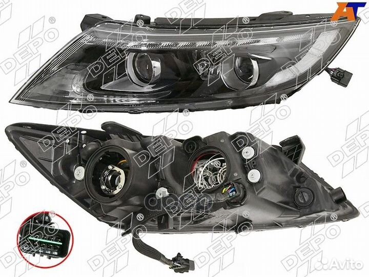 Фара KIA optima 14-16 LH LED, под электрокоррек