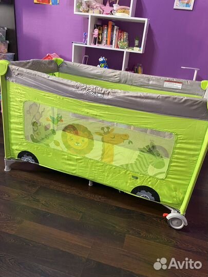 Детская кровать манеж