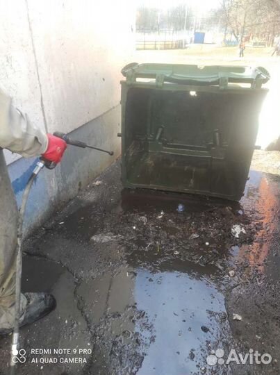 Мойка дезинфекция мусоропровода