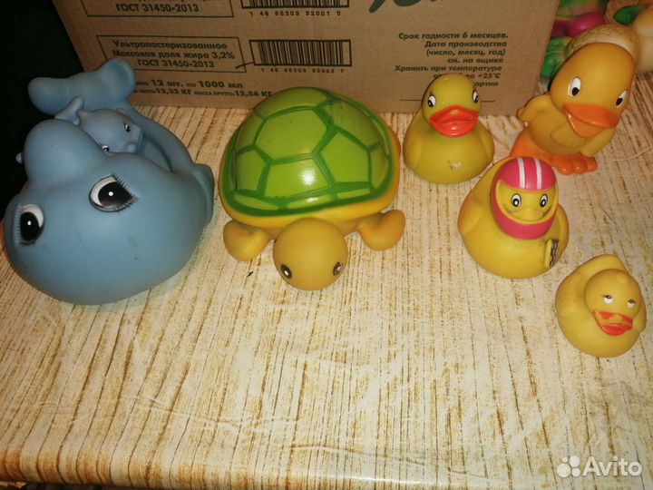 Резиновые игрушки СССР. Игрушки для ванной