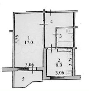 1-к. квартира, 36 м², 7/9 эт.