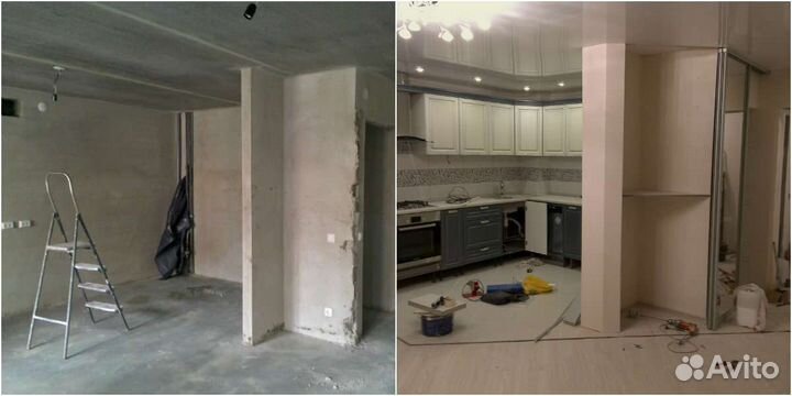Ремонт и отделка квартир под ключ без предоплаты