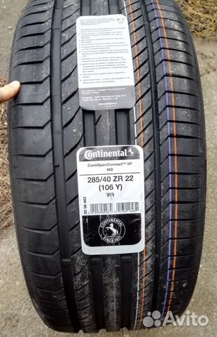 Continental ContiSportContact 5P 285/40 R22 106Y
