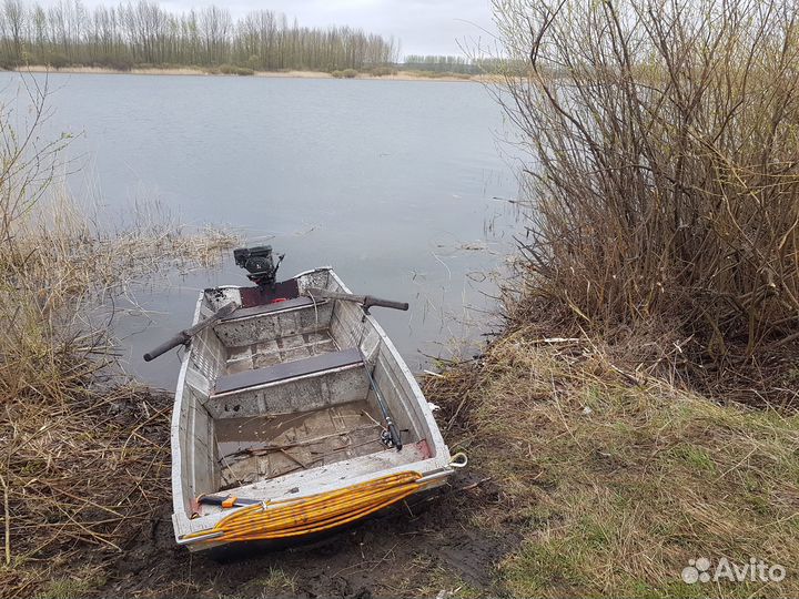 Лодка Казанка-6, мотор болотоход Sea Pro 6.5