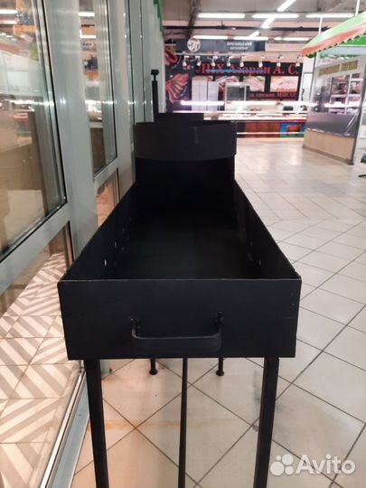 Мангал с печью под казан