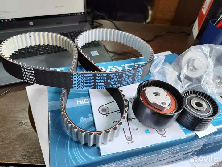 Комплект грм k4m largus Fluence Megane Dayco