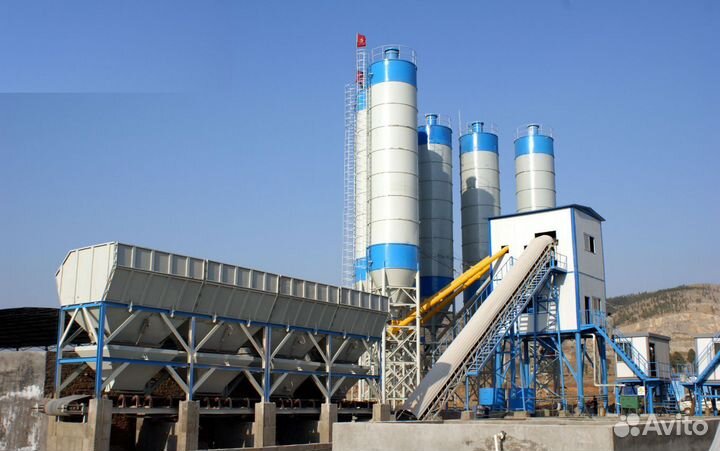 Бетонный завод HZS-100