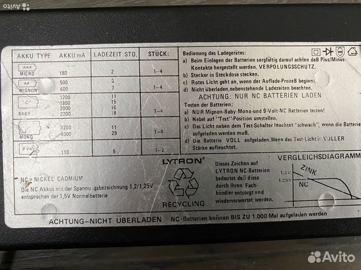 Зарядное устройство для аккумуляторных батареек