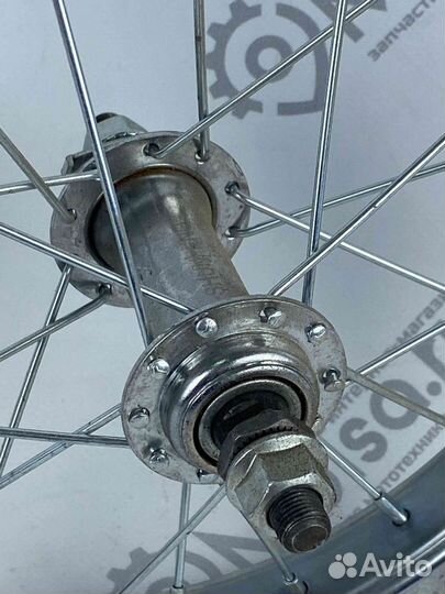 Обод 12 передний железный в сборе с втулкой