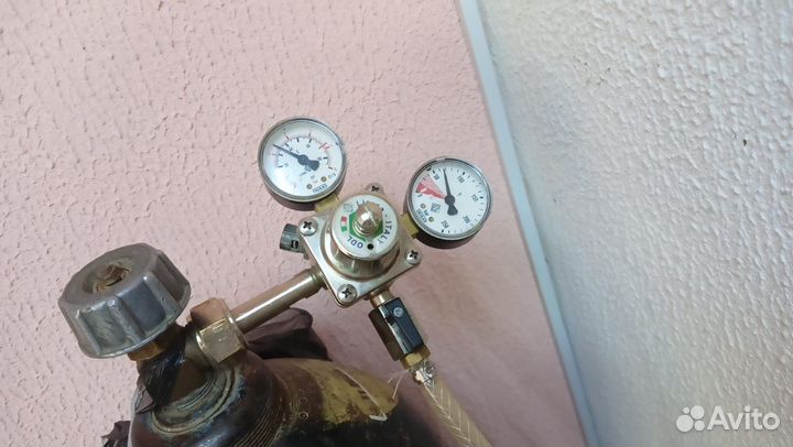 Баллон углекислотный большой,редуктор, башня