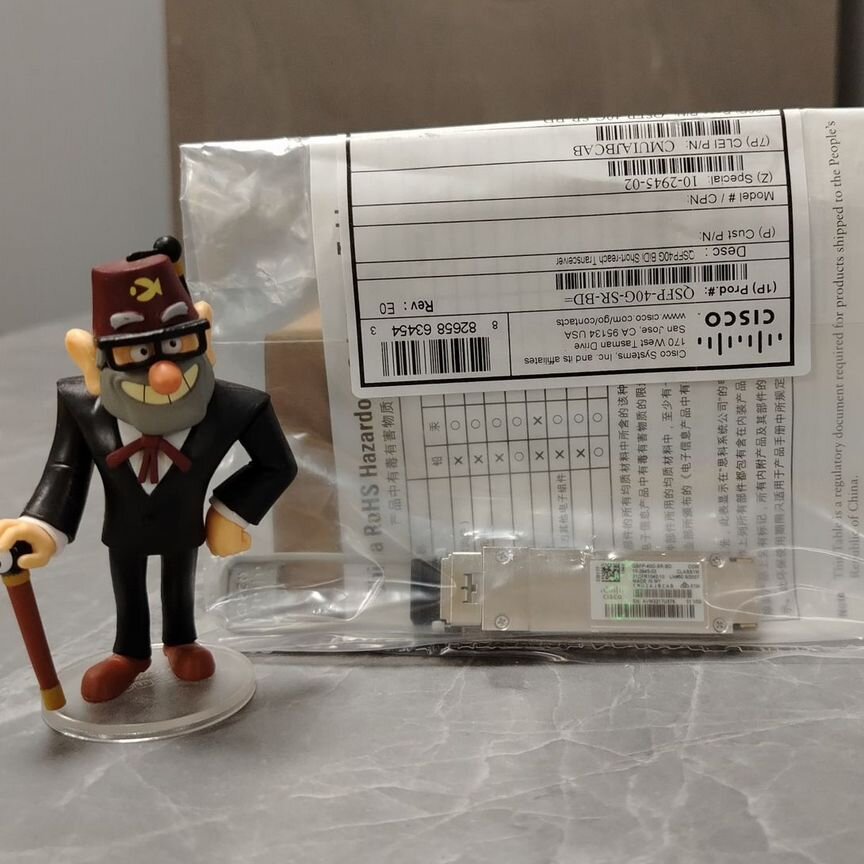 [QSFP-40G-SR-BD] Cisco Новый Qsfp-40g-Sr-Bd