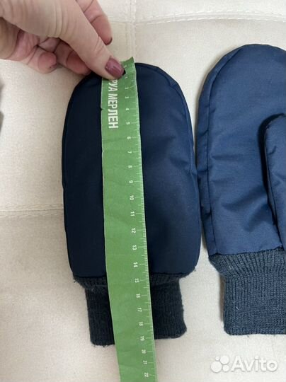 Шапка ушанка и варежки HM для мальчика 134-152