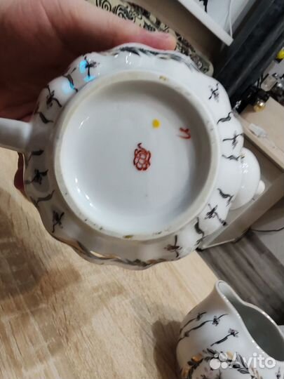 Заварочный чайник и соусник лфз СССР