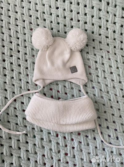 Комплект шапка, шарф