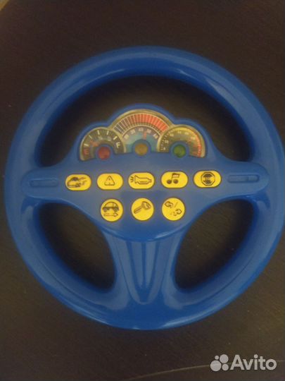 Детский музыкальный руль новый