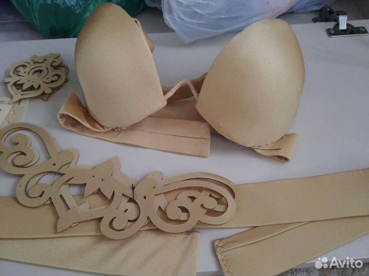 Лиф и пояс с основой для костюма танца живота