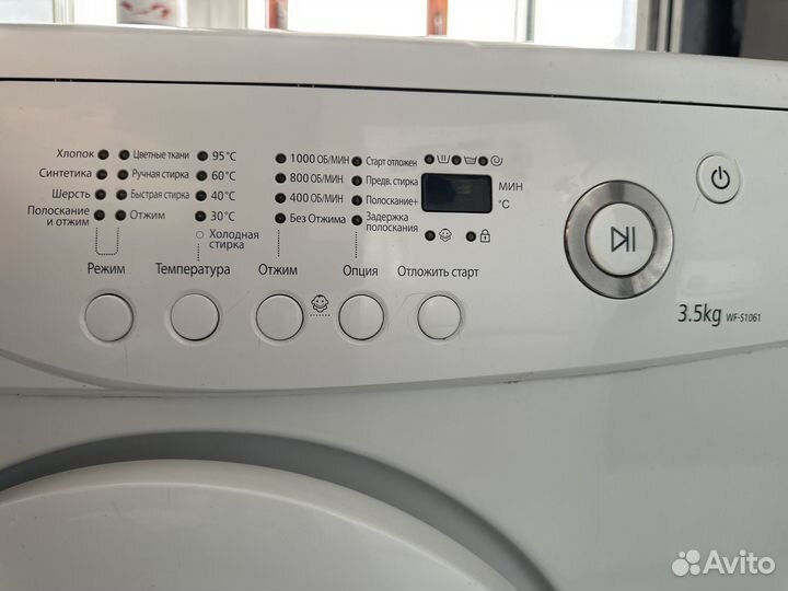 Стиральная машина samsung 3.5 кг wf-s1061 бу