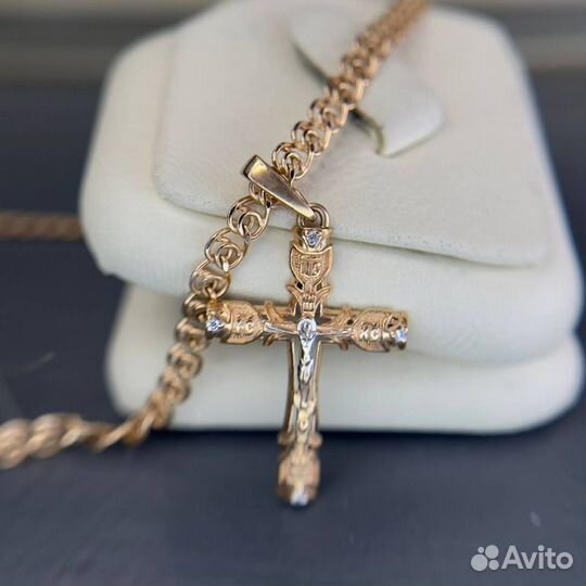 Золотой крест 585 золото