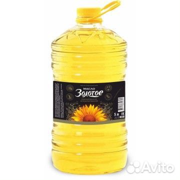 Масло Золотое подсолнечное 5л
