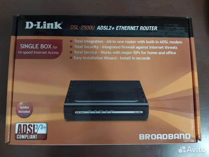 Модем D-Link DSL-2500U
