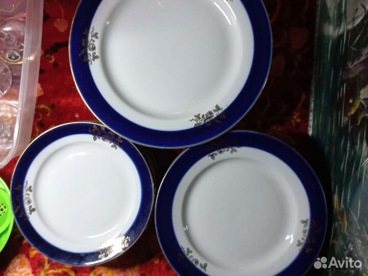 Сервиз, набор, комплект СССР. Тарелки