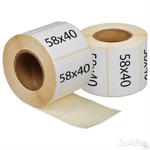 Термоэтикетки 58х40 и 75х120