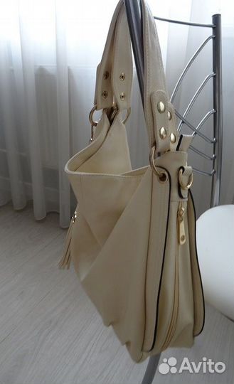 Сумка кожаная женская с ручками