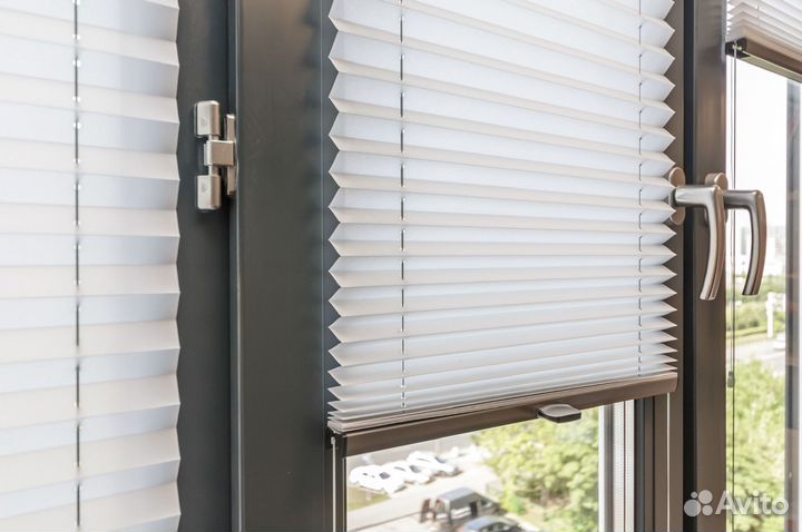 Шторы плиссе, рулонные шторы