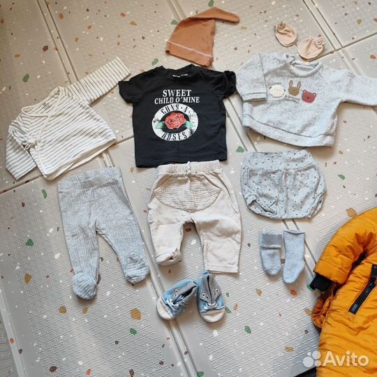 Пакет фирменных вещей комбинезон mothercare