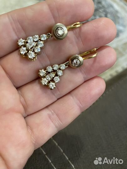 Золотые серьги