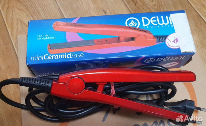 Dewal Щипцы (утюжок) для волос mini ceramic base