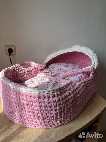 Детская люлька вязаная